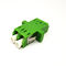 LC APC Duplex Single Mode محول الألياف البصرية اللون الأخضر