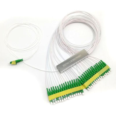 موصل Lc / Apc G657a PVC 2 × 32 1 متر FTTH Fiber PLC Splitter
