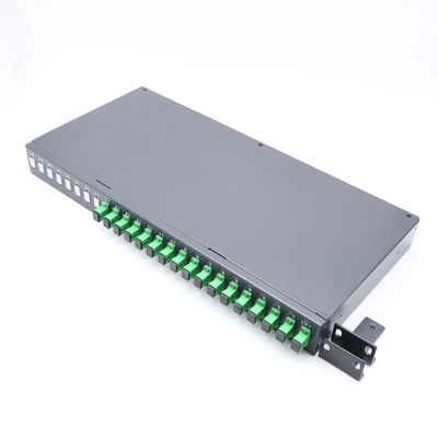 SMF-28e نوع الحامل الأسود 0.5m 1x16 الفاصل