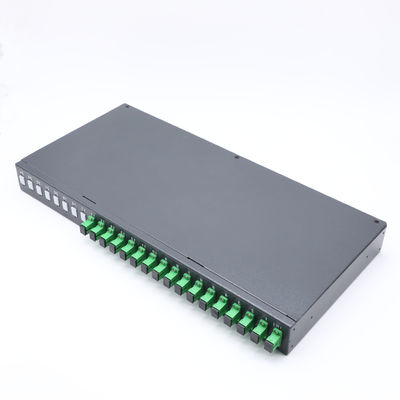 1X16 Sc Apc Rack Mount نوع الألياف البصرية Plc الفاصل