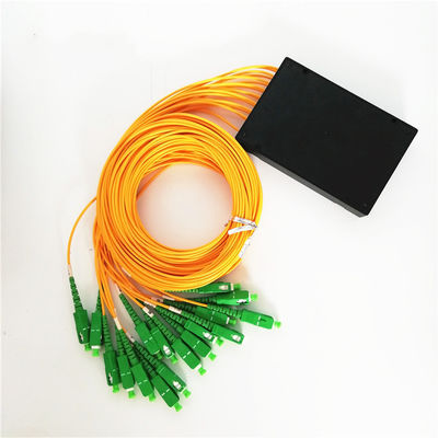 أسود أصفر Sc Apc 1m صندوق Abs 1x8 Plc الفاصل
